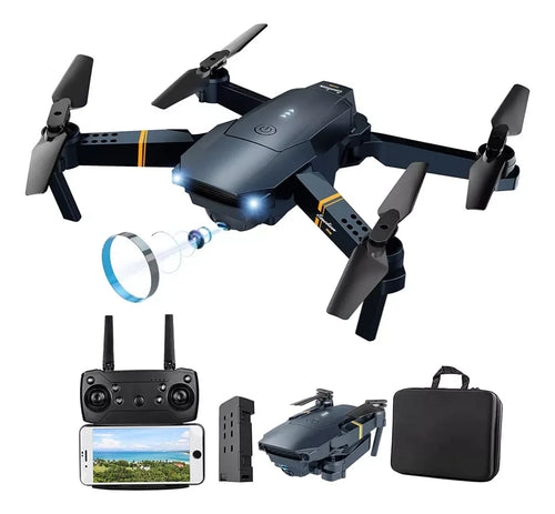 DRON E 88 😎😱 ¡Cámara de 1080p HD con transmisión Wifi!